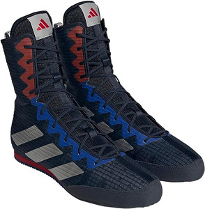 adidas Box Hog 4 Navy Boxing Boots adidas Box Hog 4 Navy Boxing Boots