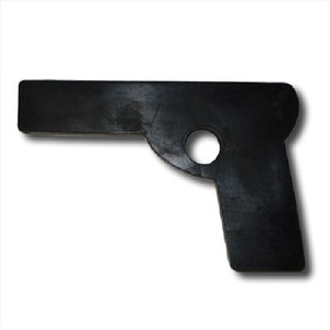STANDARD RUBBER HAND GUN BLACK