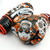Twins Calaveras Boxing Gloves Orange