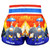 TUFF High Cut Retro Muaythai Shorts The Siam in Motion