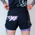 Roll Supreme The Rave Ultraviolet Brain Freeze 2 in 1 Jiu Jitsu Shorts