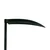 Black Polypropylene Full Contact Spear Head Death Sickle Head