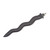 Black Polypropylene Full Contact Snake Spear Head Only