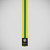 Bytomic Coloured Polycotton Martial Arts Belt with Coloured Stripe Pack of 10