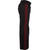 Spirit Black With Red Stripe Kickboxing Trousers