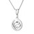 Sterling Silver Yin Yang With Diamonds