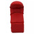 Adidas WKF APPROVED Karate Mitts No Thumb red palm