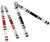 Bytomic Striped Chrome Competiton Nunchaku
