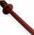 Cherry Oak Wooden Roped Bokken With Scabbard