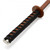 Red Oak Wooden Roped Bokken With Scabbard