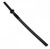 Black Polypropylene Full Contact Bokken With Scabbard