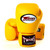 Twins Leather Velcro Boxing Gloves