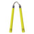 Yellow Polypropylene Full Contact Nunchaku