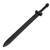 Black Polypropylene Full Contact Roman Gladiator Sword V3