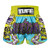 TUFF Muay Thai Shorts Trippy Skull