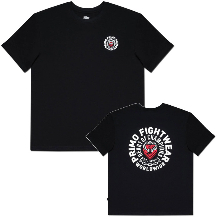 Primo T-Shirt Heart Of Champions Black