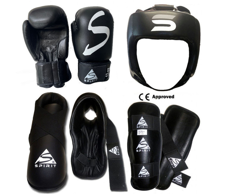Spirit Kickboxing Set With Head Guard