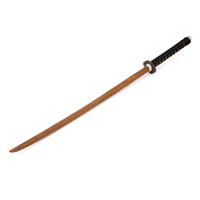 Wooden Red Oak Bokken With Roped Handle