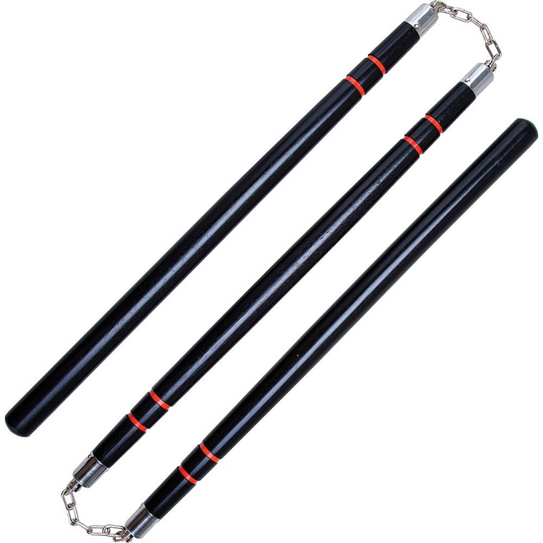 Three Sectional Staff - Black Oak