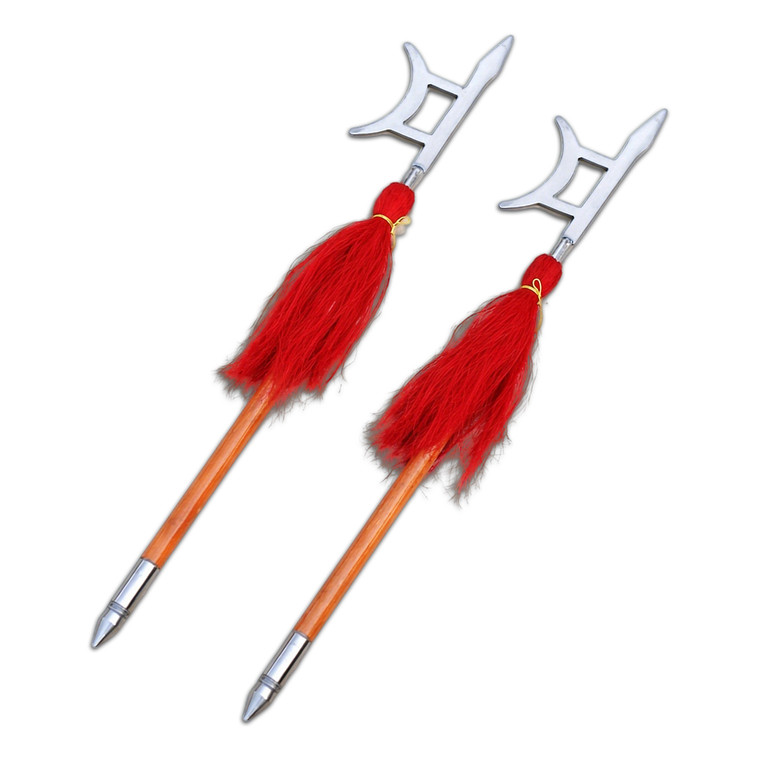 Wushu Double Halberd Short Sticks Pair