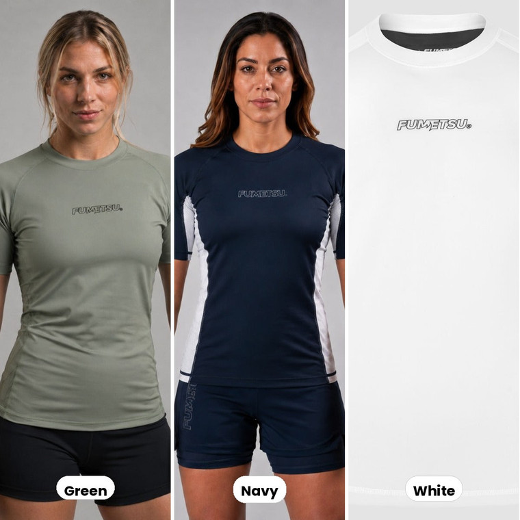 Fumetsu Icon Womens Short Sleeve Rash Guard - all colours
