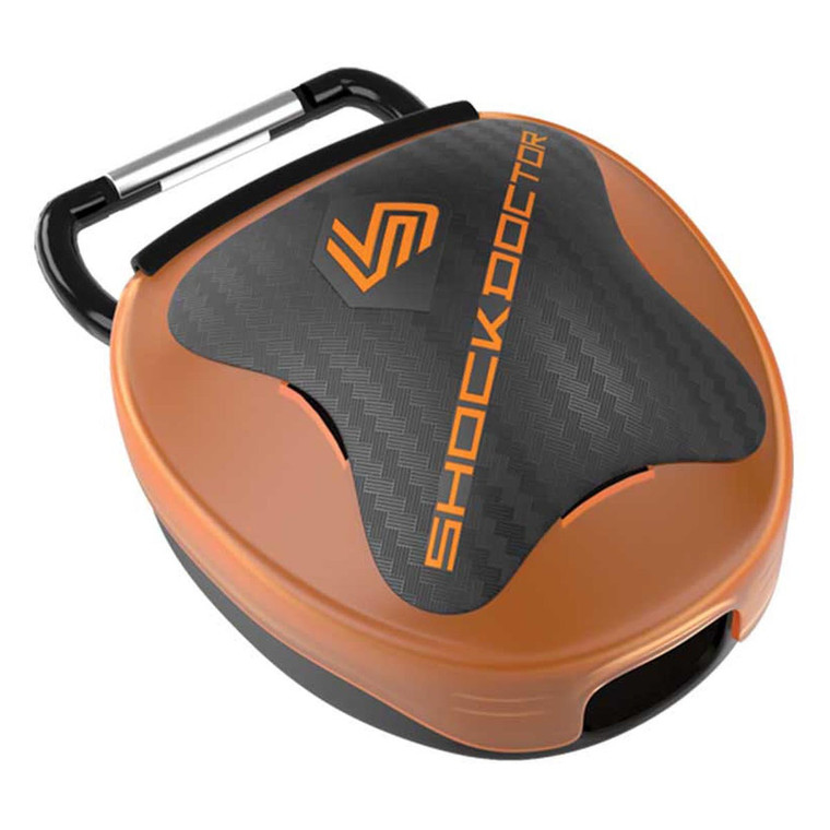 Shock Doctor Heavy Duty Mouthguard Case Orange