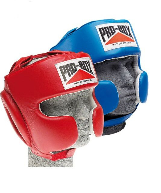 Pro Box Red Sparring Head Guard