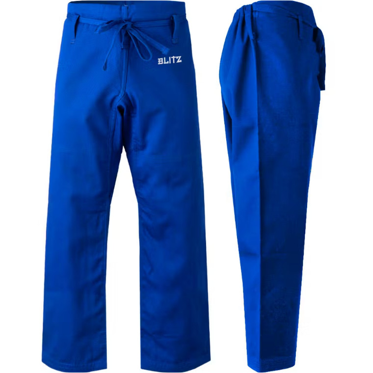 Blitz Blue Adult Judo Pants