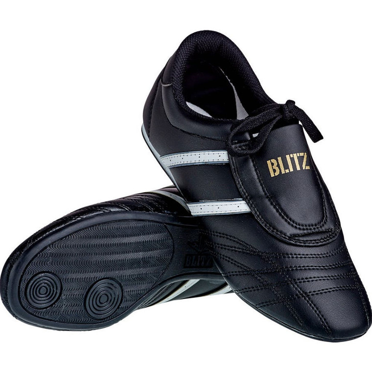 Blitz Kids Martial Arts Training Shoes Black White