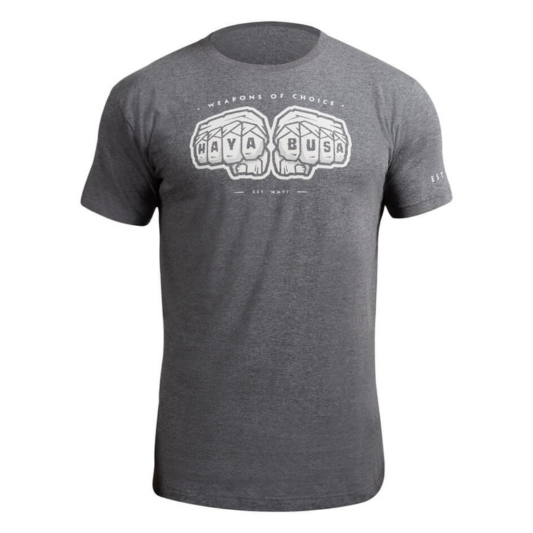 Hayabusa Weapons Of Choice T Shirt Grey