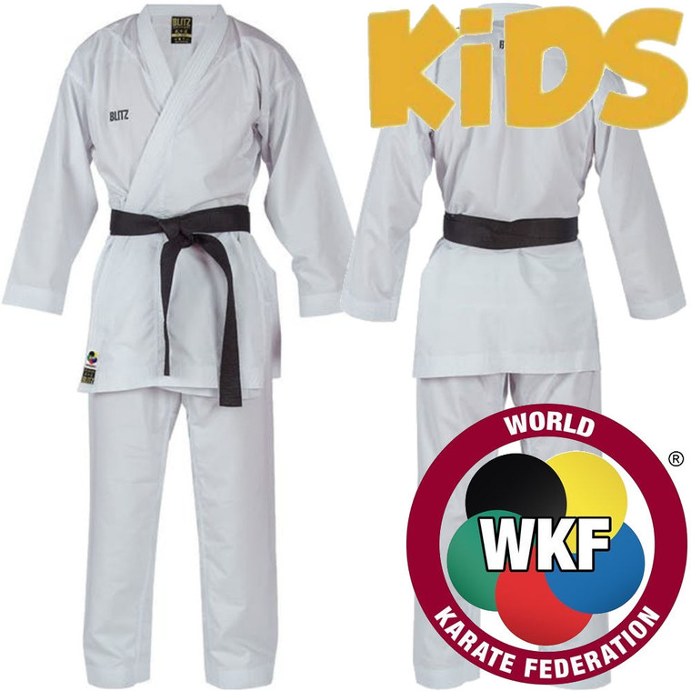 Blitz Kids Shuhari WKF Approved Karate Suit 8oz