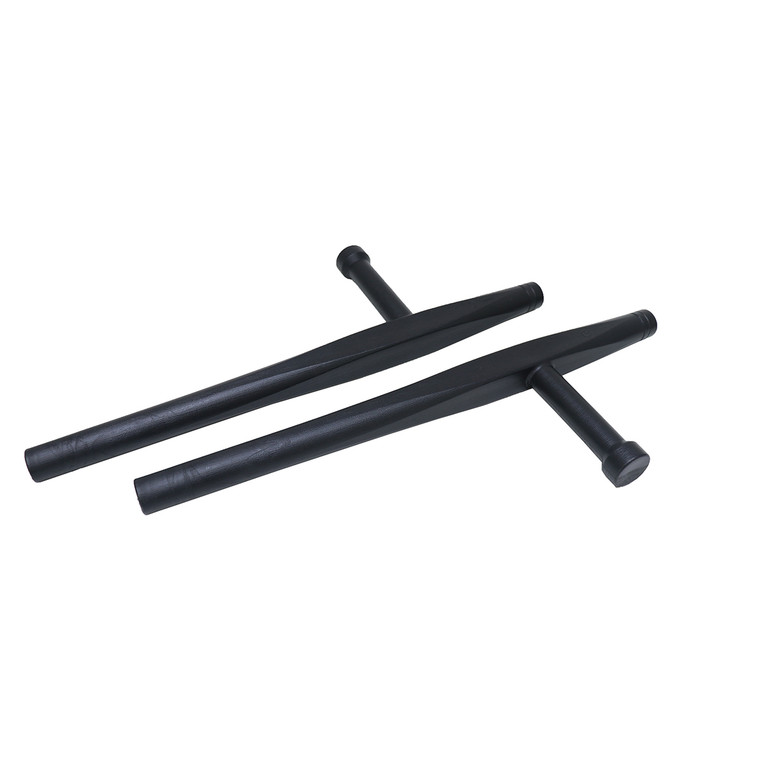 Black Polypropylene Full Contact Tonfa 18" Pair