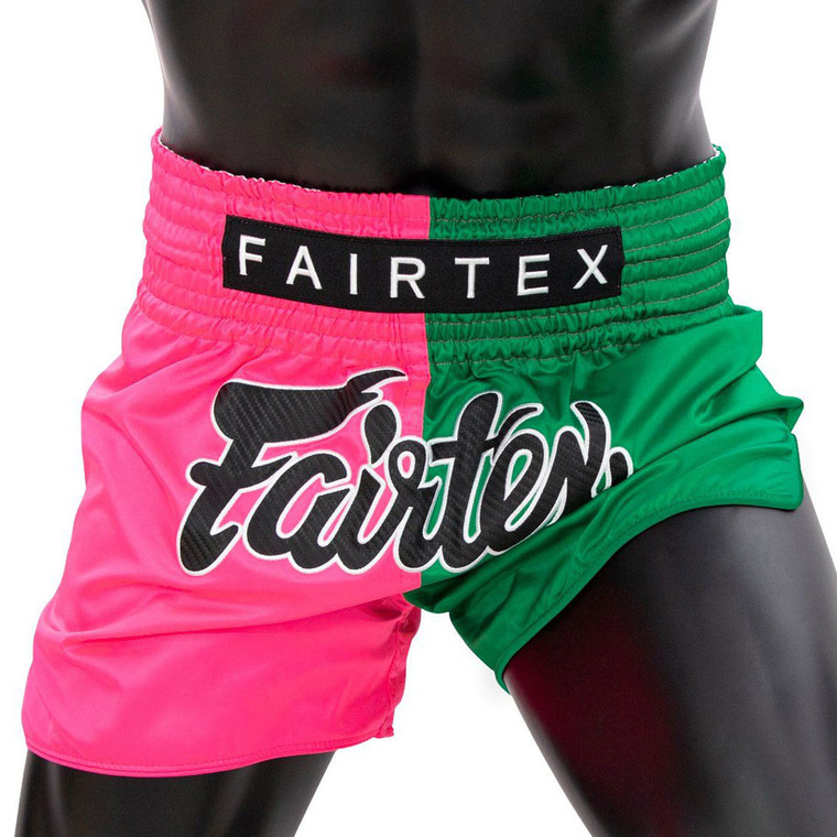 Fairtex Fighter Shorts Pink Green