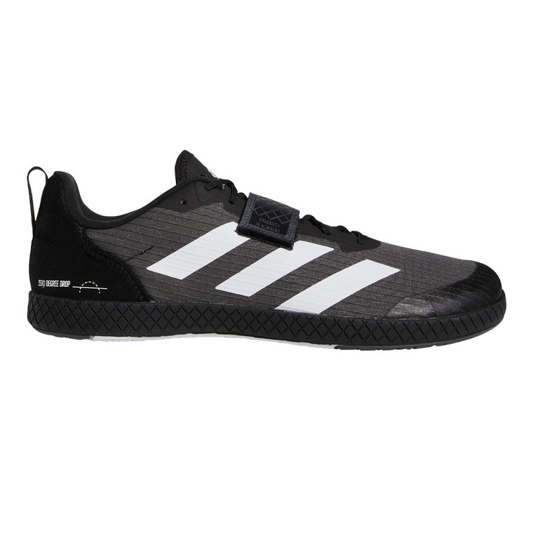 adidas The Total Black White weightlifting shoes
