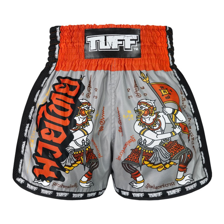 TUFF Muay Thai Shorts New Retro Style Hanuman Yantra