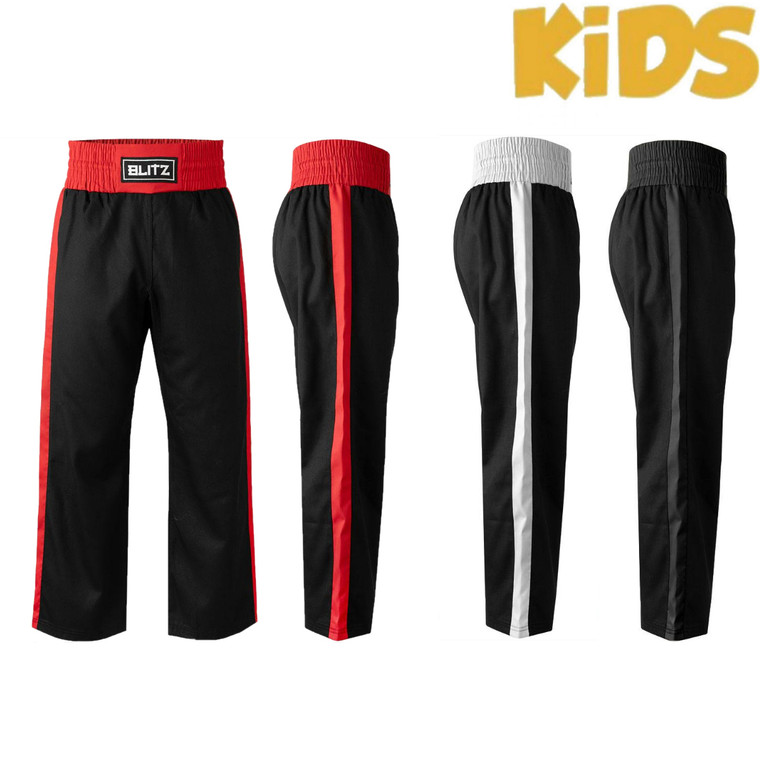 Blitz Kids Defiant Kickboxing Trousers Polycotton