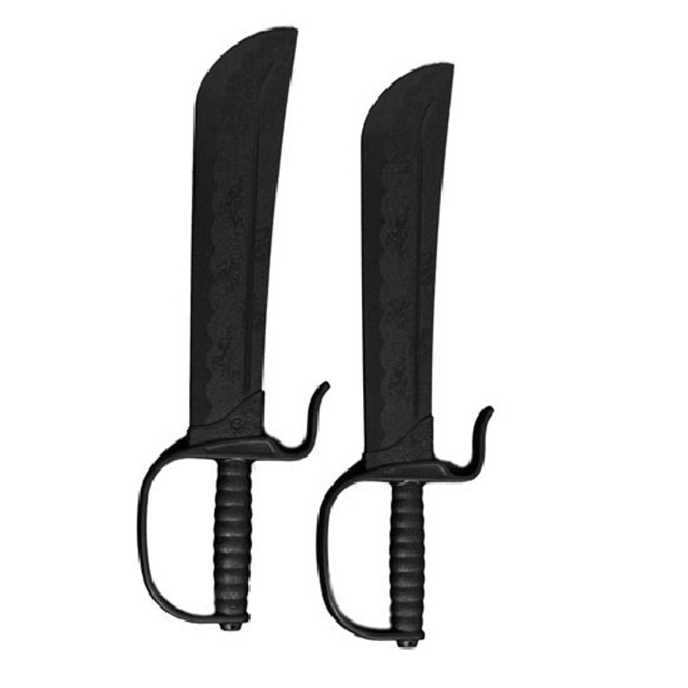 BLACK POLYPROPYLENE WING CHUN KNIVES