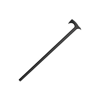 Handmade Cold Axe Head Walking Stick – 38 Inch Hiking Trekking Tactical Cane With Spiral Design