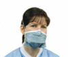 Particulate Respirator / Surgical Mask Critical Cover® PFL® Medical N95 Chamber Elastic Strap One Size  Teal Stripe NonSterile ASTM Level 3 Adult 695 Case of 210