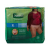 Female Adult Absorbent Underwear Depend® FIT-FLEX® Pull On with Tear Away Seams X-Large Disposable Heavy Absorbency 43586 Case of 30