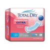 Bladder Control Pad TotalDry 11 Inch Length Moderate Absorbency Polymer Core Regular SP1562 Case of 180