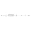 IV Pump Set Curlin® Pump Without Ports 15 Drops / mL Drip Rate 1.2 Micron Filter 99 Inch Tubing Solution 340-4128 Case of 20
