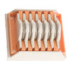 Adhesive Cartridge Style Ligating Clip Horizon Titanium Large Orange Clip 6 Clips 004200 Box of 120