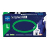 Exam Glove SensiCare® Silk Large NonSterile Nitrile Textured Fingertips Dark Blue Chemo Tested MDSXB7586 Box of 250