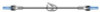 IV Extension Set McKesson Small Bore 60 Inch Tubing Without Filter Sterile MS460 Case of 50