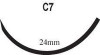 Absorbable Suture with Needle PolySyn Polyglycolic Acid C-7 3/8 Circle Reverse Cutting Needle Size 3 - 0 Braided 442B Box of 12
