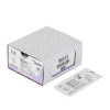 Absorbable Suture with Needle Coated Vicryl Polyglactin 910 CT-2 1/2 Circle Taper Point Needle Size 2 - 0 Braided J269H Box of 36