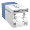 Absorbable Suture with Needle Surgical Specialties Polydioxanone P-3 3/8 Circle Precision Reverse Cutting Needle Size 4 - 0 Monofilament R494N Box of 12