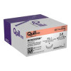 Absorbable Suture with Needle Quill Knotless Tissue-Closure Device, Monoderm Polyglycolic Acid / PCL 3/8 Circle Precision Reverse Cutting Needle Size 2 - 0 Barbed Monofilament YA-2024Q Box of 1