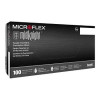 Exam Glove MICROFLEX® MidKnight Small NonSterile Nitrile Standard Cuff Length Fully Textured Black Fentanyl Tested MK-296-S Case of 10